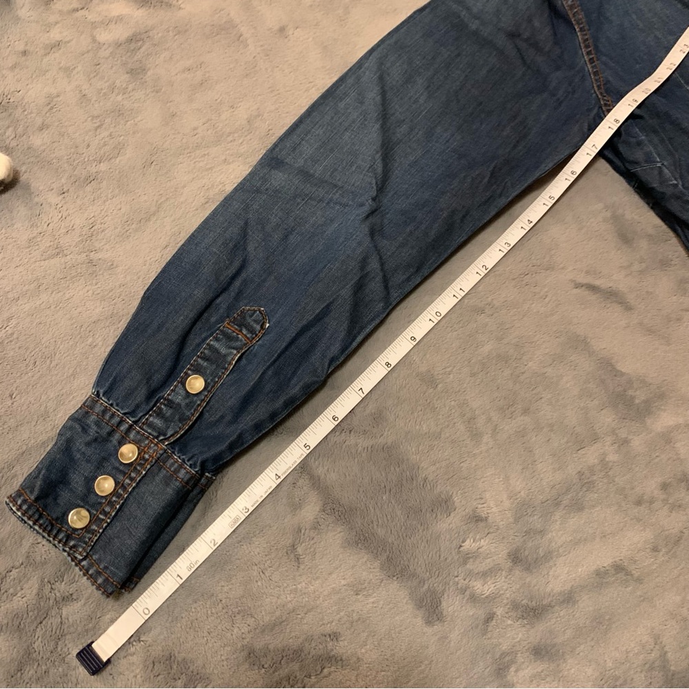 SOLD - GUC True Religion Button Up Denim Shirt - Picture 9 of 9